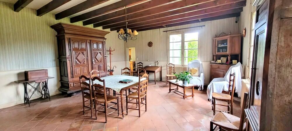 33910 ST DENIS DE PILE-MAISON GIRONDINE 140M² JARDIN 1300M²