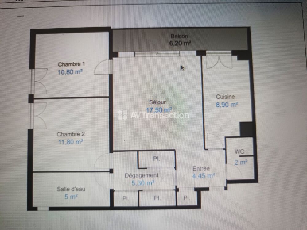 Vente Appartement Joli T3 climatisé proche Borély Marseille 8
