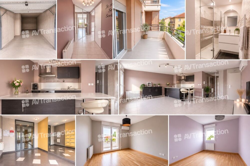 Vente Appartement T3 RECENT 60 M² – BALCON – CLIMATISATION – GARAGE Décines-charpieu