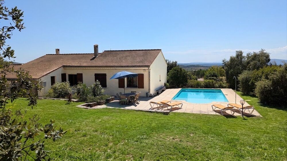 Vente Maison Belle villa 117 m² T5, piscine et garage, terrain 2932 m² Cesseras