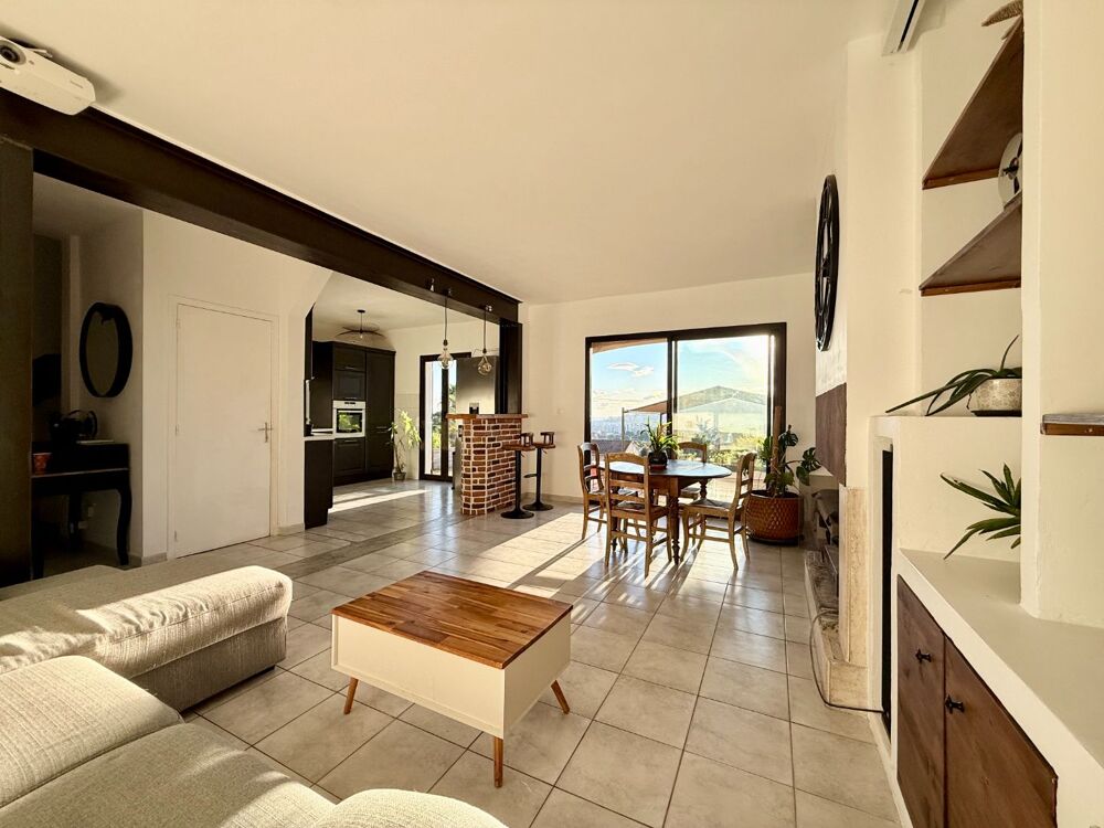 Villa T4 en duplex - vue mer & montagnes