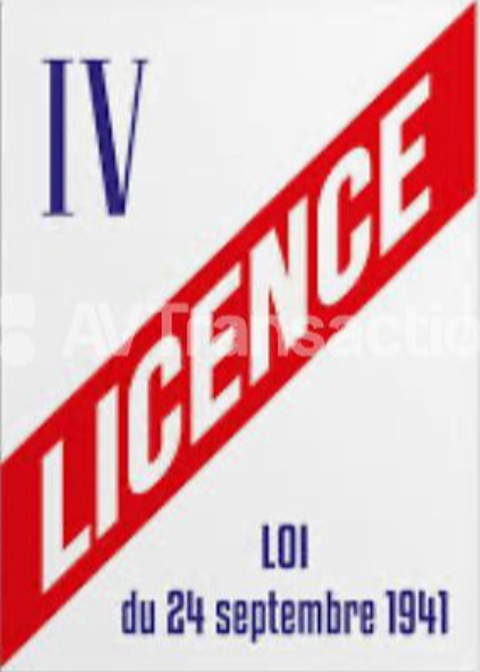 LICENCE IV avec Mat&eacute;riel 70000 55000 Bar le duc