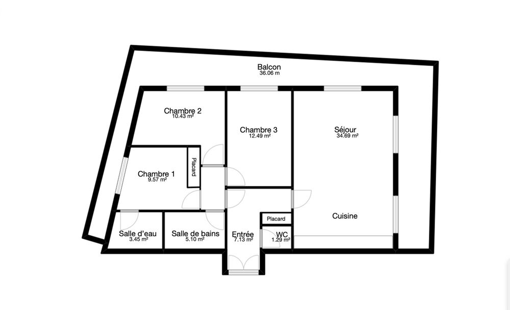 Vente Appartement Asni�res-Sur-Seine - 4 pi�ces - 87.36 m� Asni�res-sur-seine