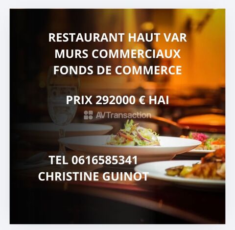 Village Haut Var : VENTE MURS et FOND et Possibilit&eacute; Logement 292000 83300 Draguignan