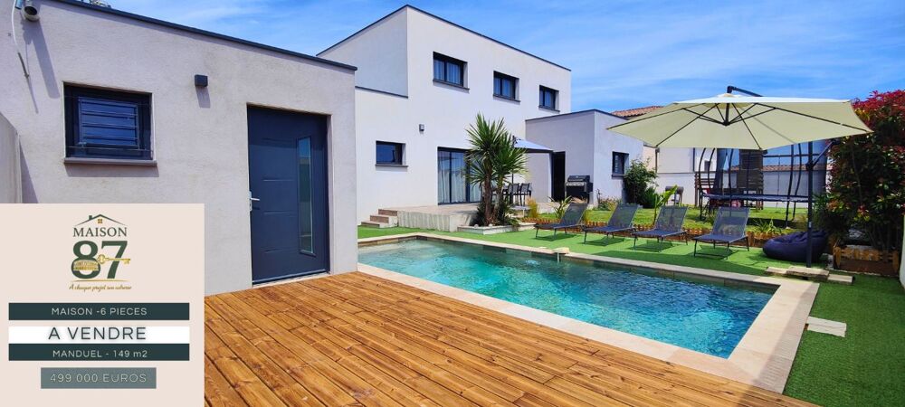 Vente Maison Villa contemporaine 5 pièces avec piscine à vendre à Manduel Manduel