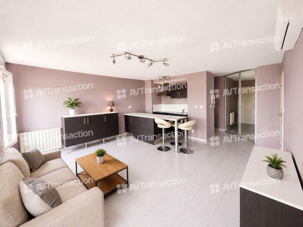 Vente Appartement T3 60 M² – BALCON – CLIMATISATION – GARAGE -  TRAM T3 Décines-charpieu