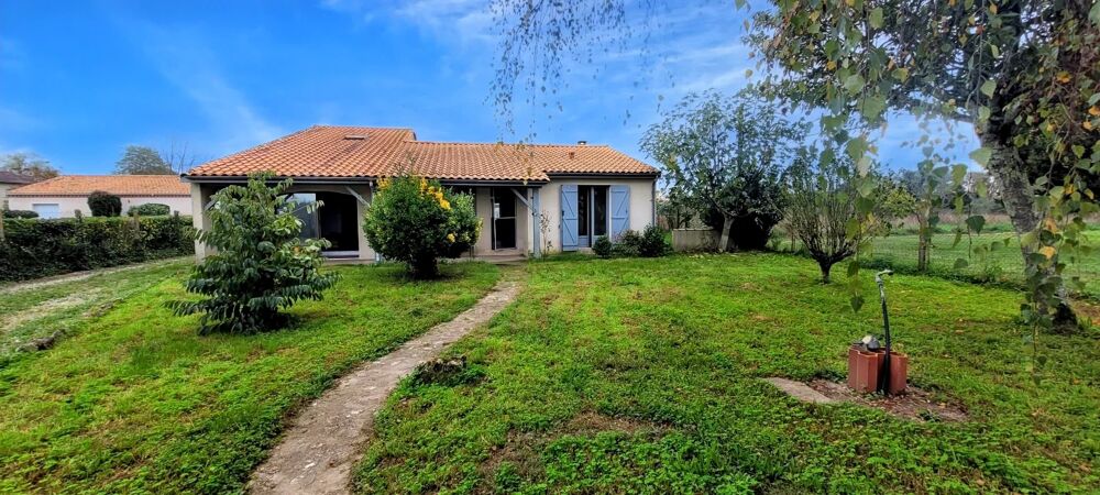 33230 COUTRAS-MAISON 134 M² - 3/4 CHAMBRES-PISCINE-1600M² JARDIN