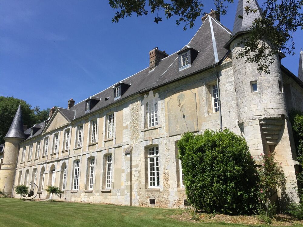 A vendre , Bourg - Achard ( Eure ) , chateau , 1140 m2 habitables , 28 pièces , 16 chambres , terrain 40 hectares