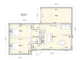  Maison � vendre 4 pi�ces 62 m�