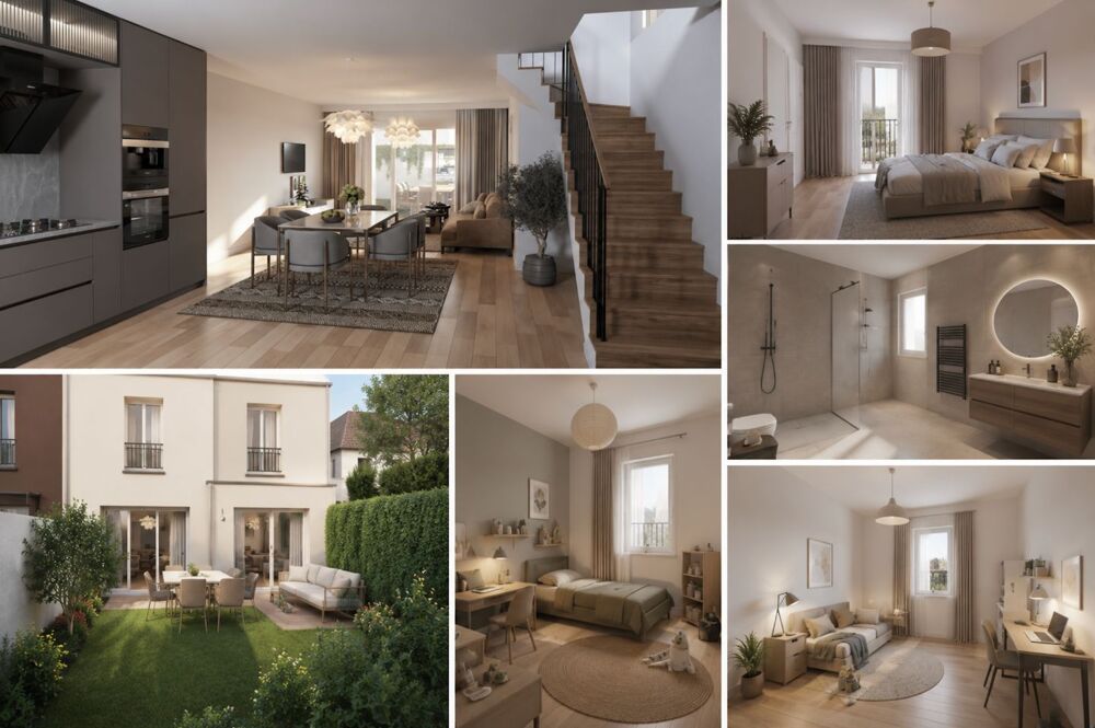 Villa T4  93,1 m² avec jardin privatif de 26,8 m²