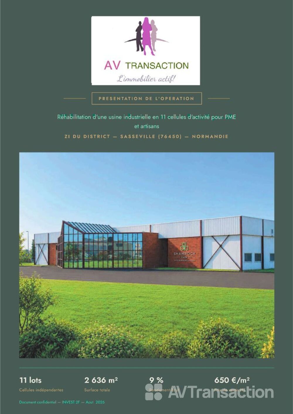   Opportunité d'investissement immobilier rentable 