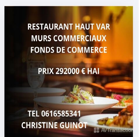 Village Haut Var : VENTE MURS et FOND et Possibilit&eacute; Logement 292000 83440 Fayence