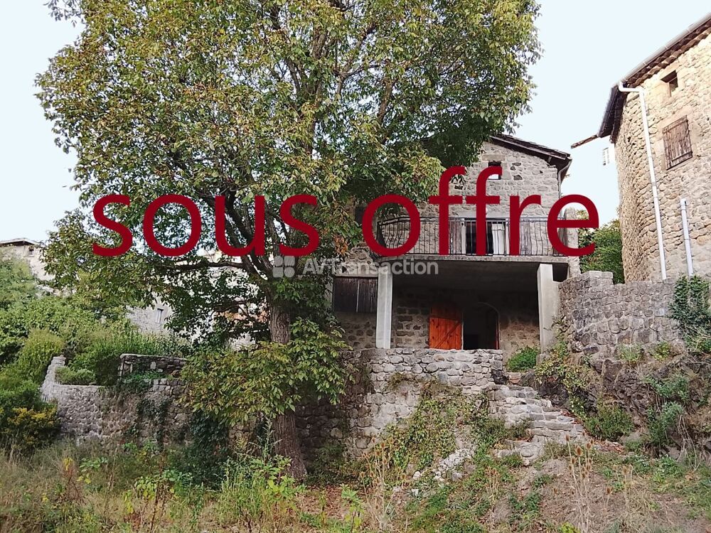 Vente Maison Centre village, 4 chambres, terrasse, espace jardin Jaujac