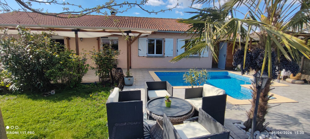 Maison Plain-pied 4 chambres - piscine