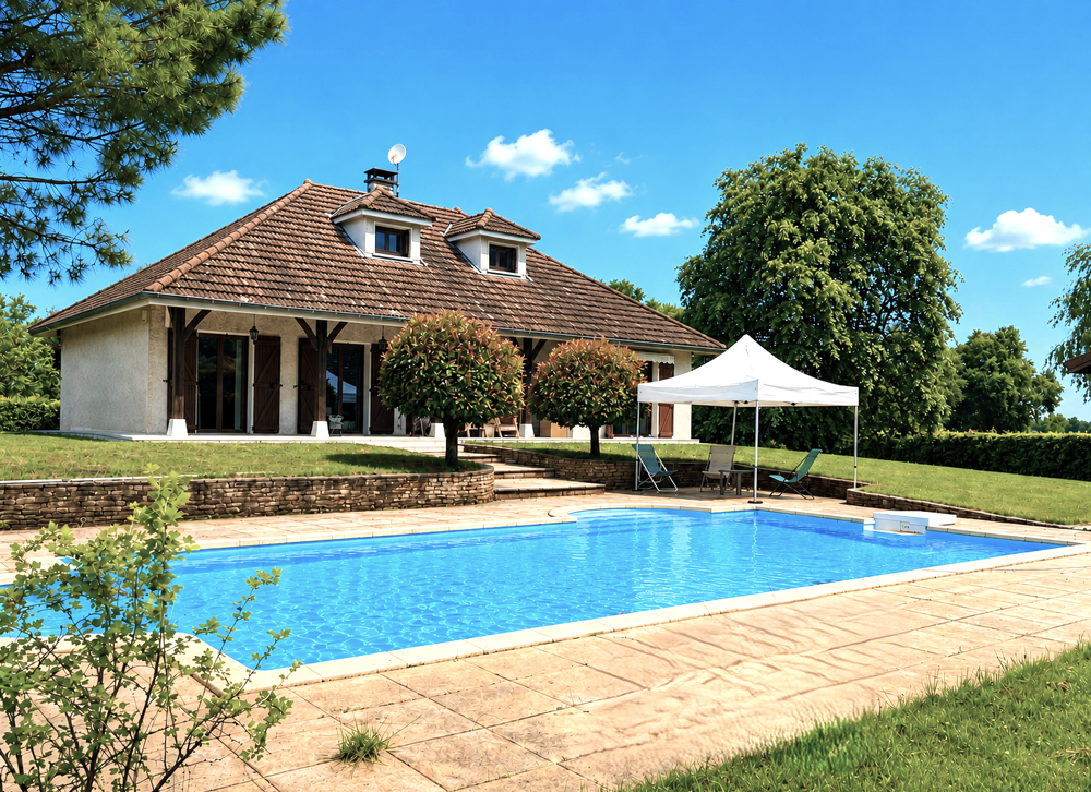 Maison familiale de 229 m2- 4 chambres- Saint-Julien-sur-Veyle