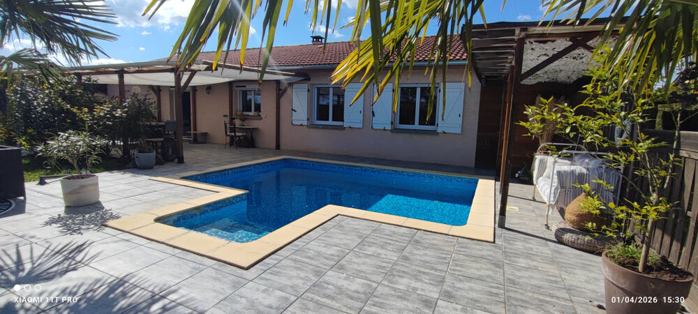 Maison Plain-pied 4 chambres - piscine