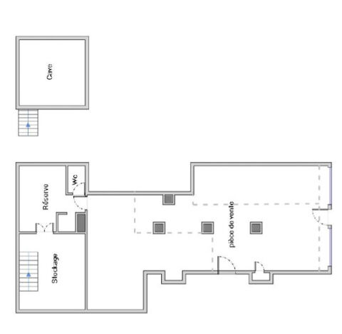   Grand local avec cave, Rue des Alpes, 26000 VALENCE 