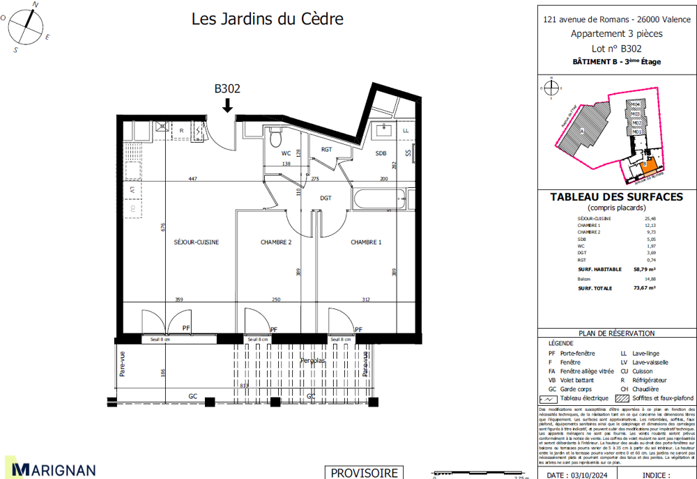Appartements en VEFA du T2 au T4, avenue de Romans, 26000 VALENCE