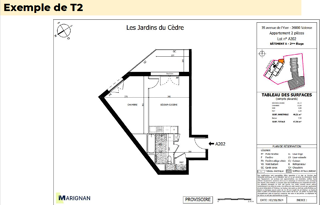  Appartement � vendre 2 pi�ces 43 m�