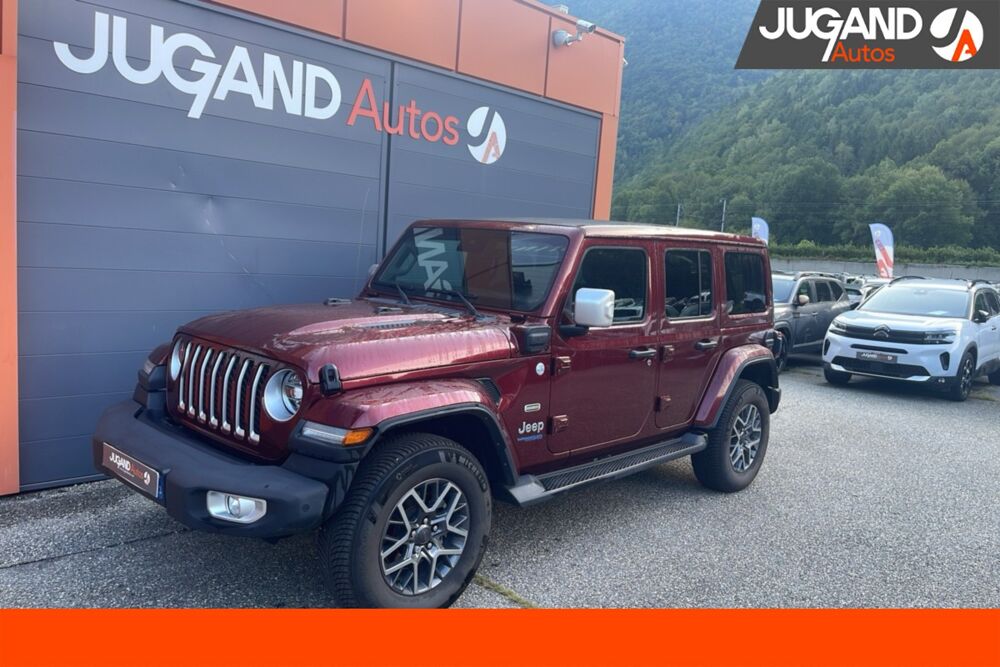 Wrangler UNLIMITED 2.0 4XE 380 PHEV 80TH 2021 occasion 73730 Cevins