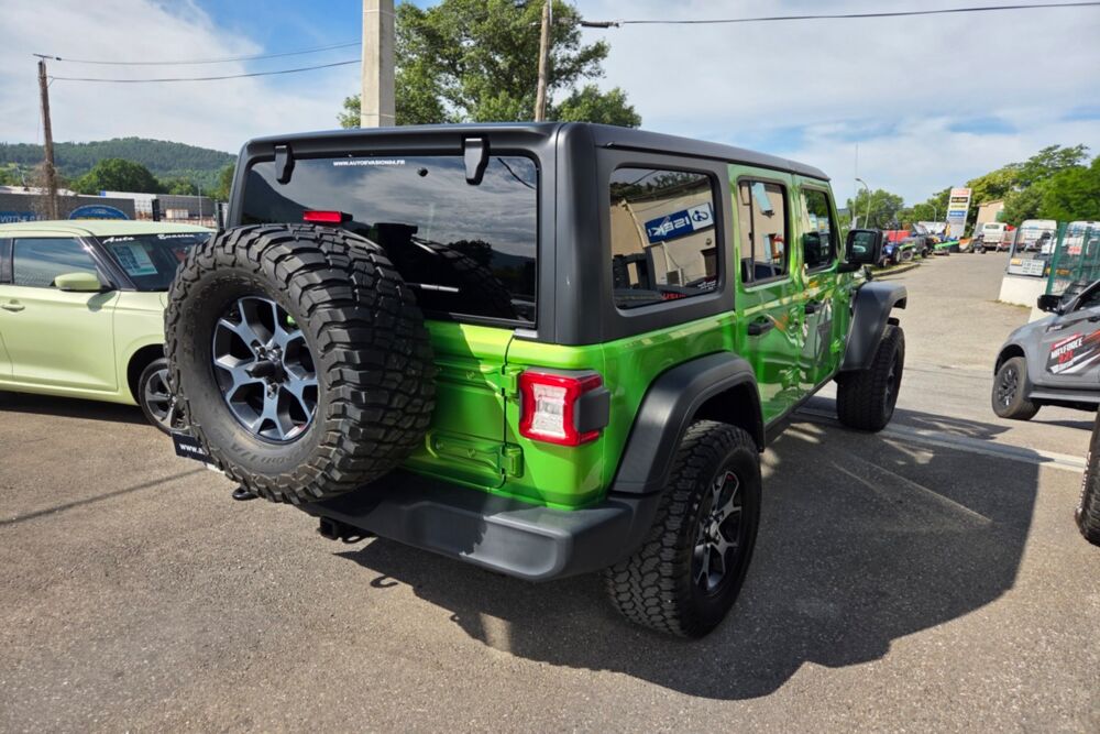 Wrangler UNLIMITED 2.0 T 272CH SPORT COMMAND-TRAC BVA8 2019 occasion 73730 Cevins