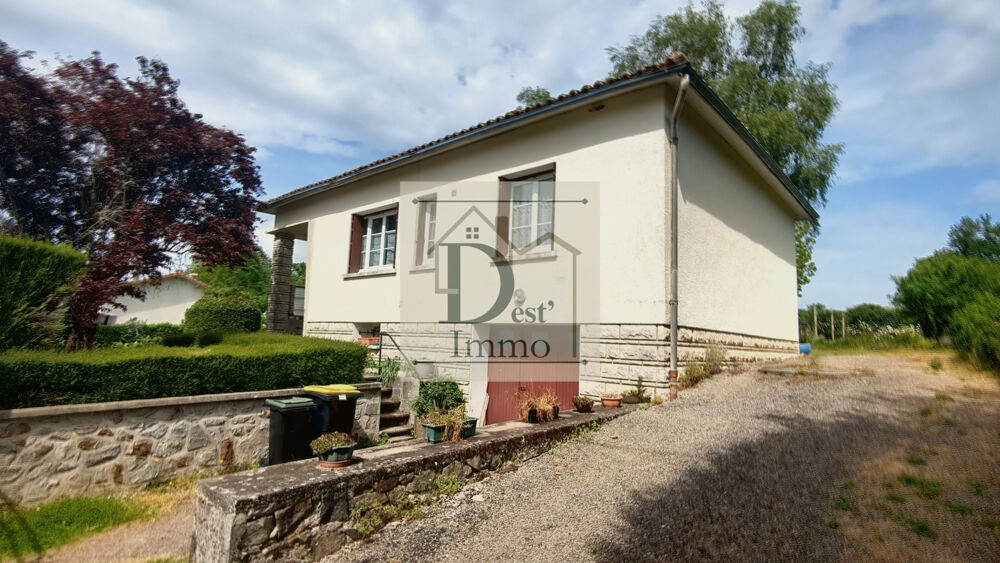 Maison 4 pièces avec jardin et garage à Lesterps