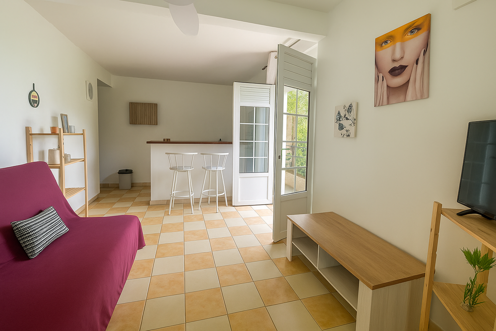   T2 Tropical avec terrasse et jardin DOM-TOM, La Trinit� (97220)