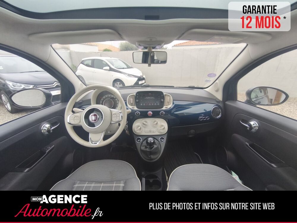 500 1.2 8V 69 LOUNGE 1ere Main / Garantie 12 Mois 2018 occasion 85340 Les Sables-d'Olonne