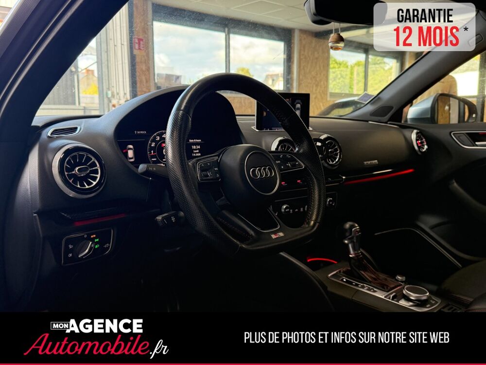 S3 PHASE 2 SPORTBACK QUATTRO 2.0 TFSI 310 VIRTUAL / TOIT OUVRAN 2016 occasion 49500 Segr&eacute;