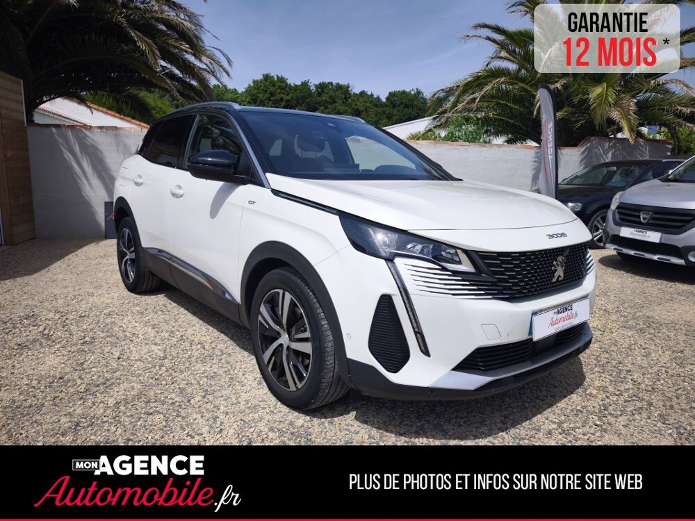 3008 1.2l 130CV S&S EAT8 GT / Garantie 12 Mois 2023 occasion 85340 Les Sables-d'Olonne