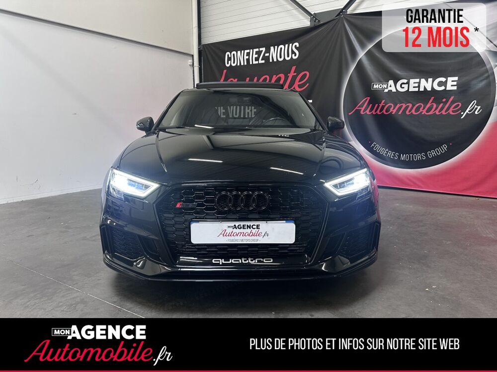 RS3 SPORTBACK 2.5 TFSI 400 S Tronic 7 Quattro / Toit Ouvrant / B 2019 occasion 33320 Eysines