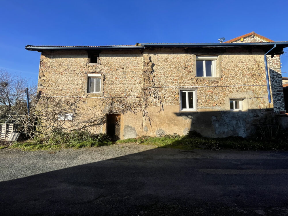 Maison en pierre à rénover avec jardin