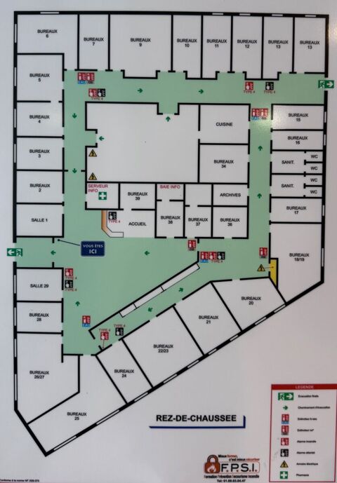   Bureaux - A VENDRE - 745 m² non divisibles 