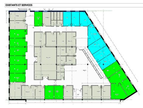   Bureaux - A VENDRE - 745 m² non divisibles 