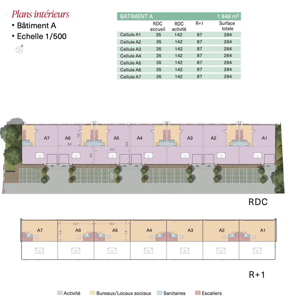   Locaux d'activité - A VENDRE - 3 168 m² divisibles à partir de 264 m² Stains