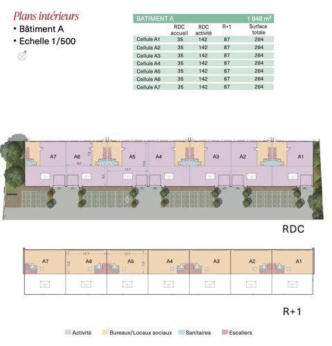   Locaux d'activité - A VENDRE - 3 168 m² divisibles à partir de 264 m² 