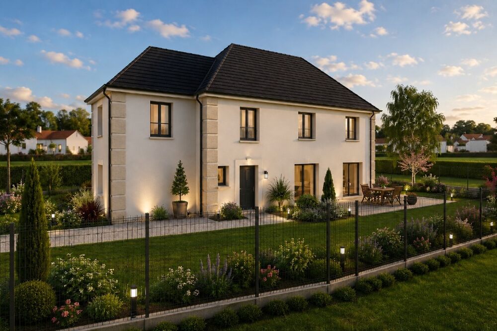 Maison neuve contemporaine (RE2020) à BOIS LE ROI de 7 p....