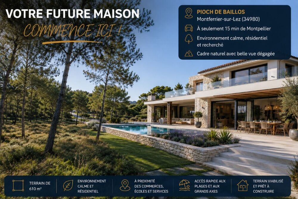 vente Maison - 7 pièce(s) - 150 m² Montferrier-sur-Lez (34980)
