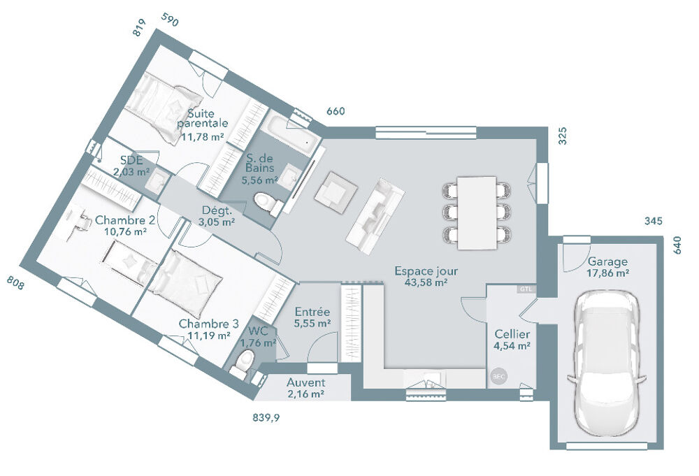 vente Maison - 4 pièce(s) - 100 m² Limoux (11300)