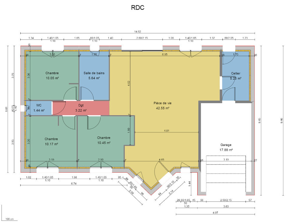 vente Maison - 5 pièce(s) - 85 m² Écommoy (72220)