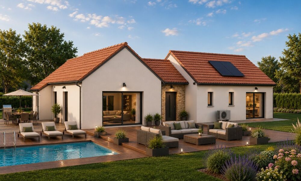 Maison neuve contemporaine (RE2020) à Dourdan de 6 pièce....