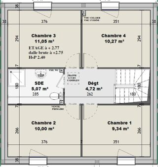  Maison � vendre 4 pi�ces 87 m�