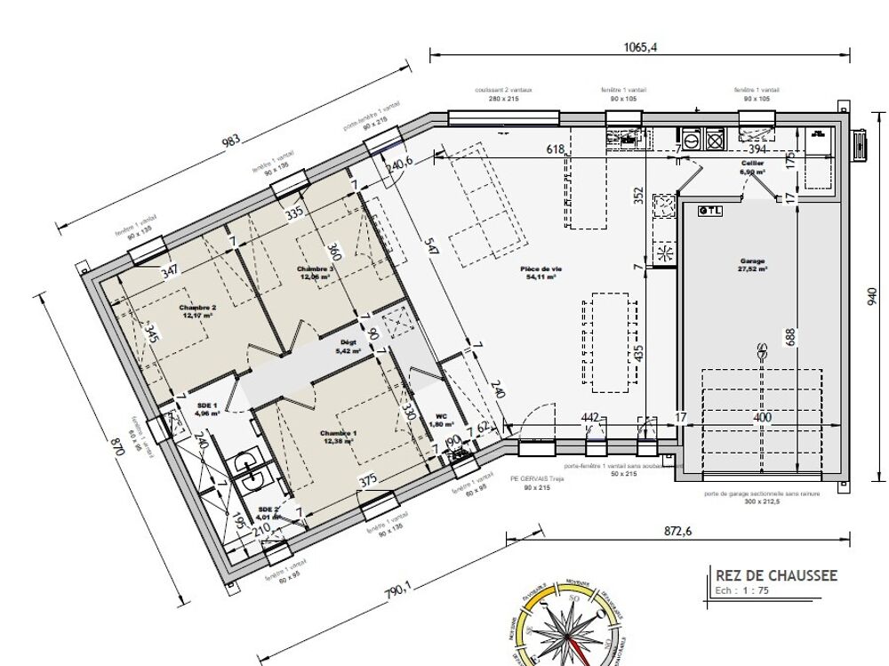 vente Maison - 4 pièce(s) - 113 m² Froidfond (85300)