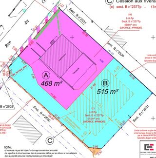  Terrain à vendre 515 m²