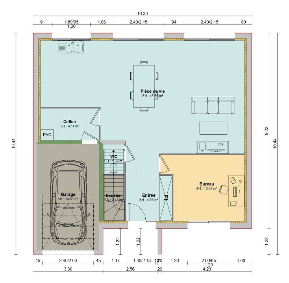 🏡 Maison neuve contemporaine à MOUROUX - 4 pièce....