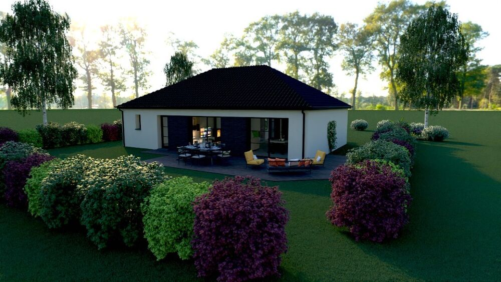 Maison France Confort vous propose se plain pied en L de....