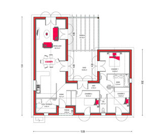  Maison à vendre 4 pièces 97 m²