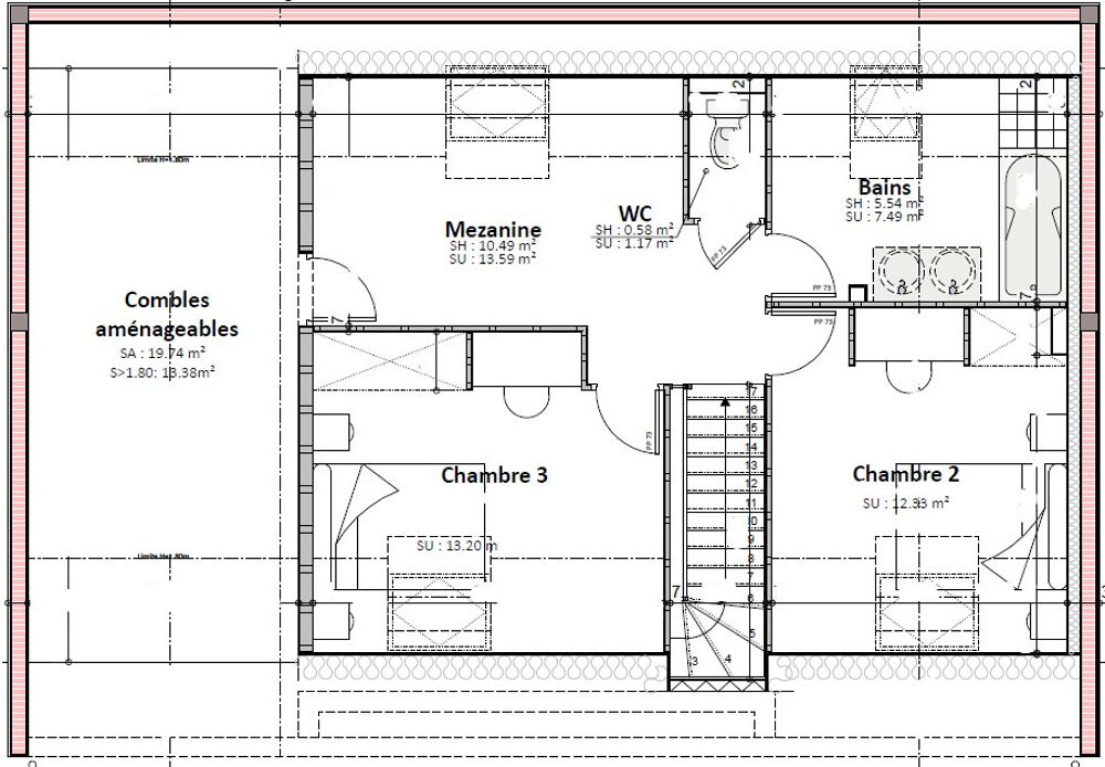 vente Maison - 6 pièce(s) - 100 m² Savigné-l'Évêque (72460)