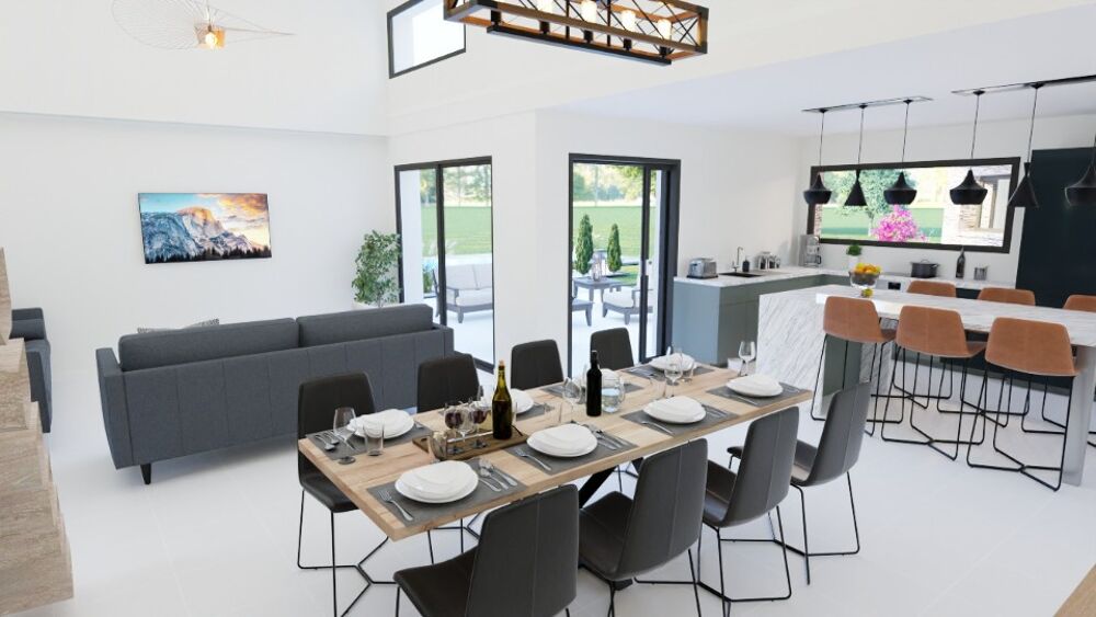 Une villa contemporaine pour une famille ou résidence se....