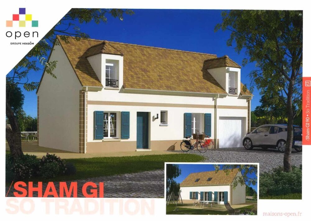 La maison - Modèle combles aménagés 3 chambres + garage<....